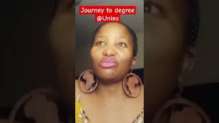 My journey towards getting a degree at Unisa determination unisa motivation [upl. by Britteny]