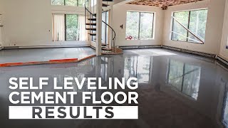 Results of self leveling cement floor in our NSB Lincoln renovation [upl. by Hgalehs]