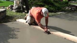 How to Pour Concrete Driveway [upl. by Dylane]