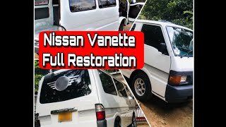 Nissan Vanette restoration [upl. by Annairb825]