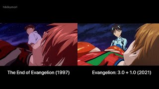 Asuka and Shinji • TEoE  30  10 comparison [upl. by Manoop850]