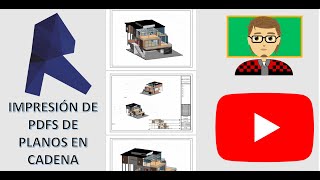 Imprimir PDF en Cadena e Individualmente por Plano en REVIT [upl. by Admana]