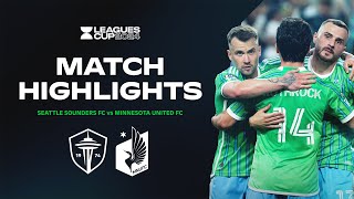 HIGHLIGHTS Seattle Sounders FC vs Minnesota United  July 26 2024 [upl. by Adnirb571]