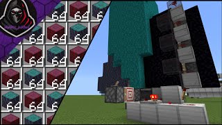 How To Build a Nether Tree Farm  Minecraft Bedrock 121 [upl. by Ecnarrot]