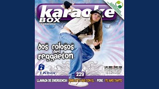 Llamada De Emergencia Karaoke Version [upl. by Chenee733]