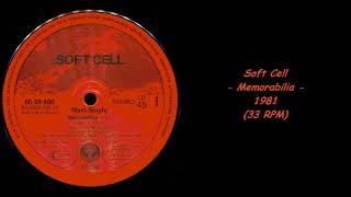 Soft Cell  Memorabilia  1981 33 RPM [upl. by Briana758]