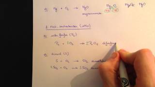 Chemie 42  Anorganische Stofklassen  Vorming van anorganische stofklassen deel 1 [upl. by Eidde651]