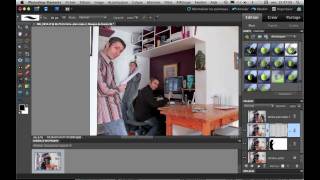 Apparaître plusieures fois sur une photo avec Photoshop Elements [upl. by Noyes]