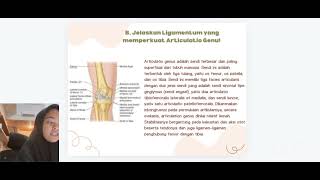 Anatomi dan ligamentum Articulatio genu dan os femur [upl. by Tenaej]