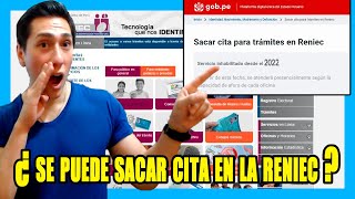 ¿Por qué no puedo sacar cita en la Reniec 2024  COMO SACAR UNA CITA EN LA RENIEC 😡 [upl. by Ylrebnik]