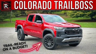 The 2023 Chevrolet Colorado Trailboss Is A Budget Minded OffRoad Worthy Truck [upl. by Annahael191]