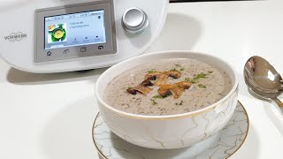 Soupe aux champignons au Thermomix شوربة الفطر بالكريمة [upl. by Bora217]