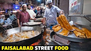 Jalandhar Fish Pehlwan Karahi  Faisalabad Food Tour  Jehangir Pulao Chowk Ghanta Ghar  Pakistan [upl. by Esilrahc439]