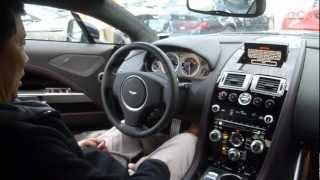 2012 Aston Martin Rapide engine start amp interior [upl. by Hunfredo]