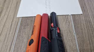 NOKTA MAKRO PULSEDIVE vs XP MI4 vs GARETT PRO POINTER AT prove di sensibilità pinpointer [upl. by Allmon]