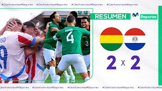 BOLIVIA vs PARAGUAY 22 RESUMEN DEL PARTIDAZO EN EL ALTO  FECHA 12  CLASIFICATORIAS 2026 🇧🇴⚽🇵🇾 [upl. by Kinch]