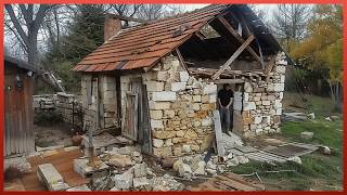 Man Buys Old Ruin and Renovates it into Amazing Tiny HOUSE  Start to Finish byWorksandmechanic [upl. by Aciruam48]