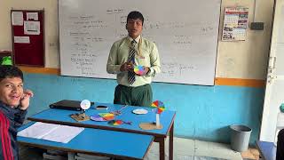 Grade X science project work  Newton’s Disc  presentation by Sankalpa Paudel [upl. by Theresa]