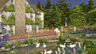 COTTAGE FOR A BIG FAMILY  THE SIMS 4 COTTAGE LIVING  NO CC  Stopmotion [upl. by Aylward]