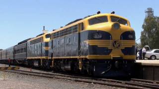 Classic EMDs through the Goulburn Valley Australian Trains [upl. by Kieryt411]