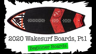 2020 wakesurf boards part 1BEGINNER boards easy to ride [upl. by Waddington]