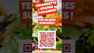 Recette de sauce vinaigrette au jus dorange et à la coriandre pour sublimer tes salades [upl. by Irolav]