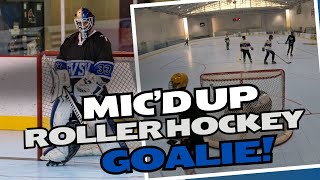 Micd Up Roller Goalie  Game 2 Last Second Heroics [upl. by Aenal]