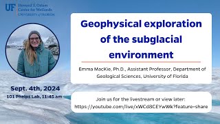 W3 seminar Geophysical exploration of the subglacial environment [upl. by Peri463]