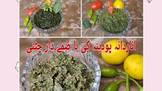 Anardana PodinaLahsun aur Adrak ki Chatni Chutni recipe The Kitchen Counter by Uzma🍽️ [upl. by Hawger]