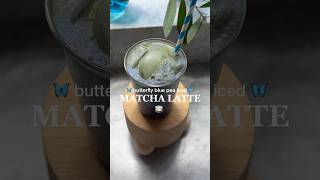 This Blue Iced Matcha Latte recipe is a simple way to supercharge your brain amp kickstart your day 🦋 [upl. by Ylera]