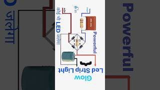 Convert 220v ac to 12v Led Strip Light Driver shorts [upl. by Ahsiemal]