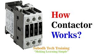 How Contactor Works  Inside View and Explanation [upl. by Annayehc]