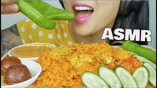 ASMR CHICKEN BIRYANI EATING SOUNDS  SASASMR [upl. by Som480]