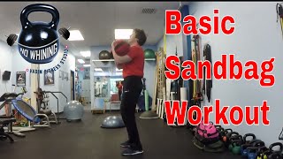 Basic Sandbag Workout [upl. by Tabbitha]