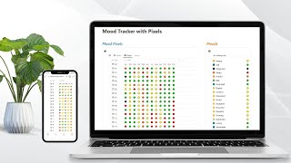 2 Mood Tracker with Pixels  Notion Template [upl. by Abebi469]