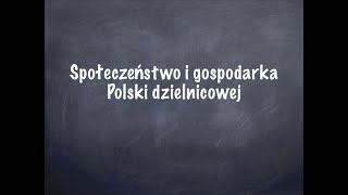 Społeczeństwo i gospodarka Polski dzielnicowej [upl. by Drugge181]