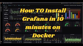 Install Docker Grafana Telegraf and Influxdb in 10 Minutes For System Metrics Collection [upl. by Edwyna]