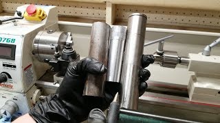 Turning Aluminum vs Mild Steel vs Stainless Steel on the Lathe [upl. by Leirud]