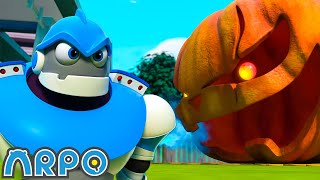 Rise Of Pumpkin Halloween Special  ARPO  Educational Kids Videos  Moonbug Kids [upl. by Helfant]