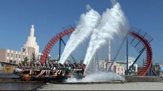 Diving Coaster  Happy Valley Shanghai including POV [upl. by Prunella]