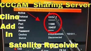 Cline Sharing Server add in Ecolink Ei7000 Plus Newsat i5000  dishtv Cccam [upl. by Fortuna]
