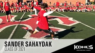 8 Ranked Kicker in America  Sander Sahaydak  Class of 2021 [upl. by Fabron]