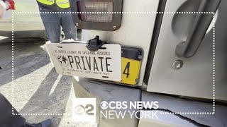 CBS New York Investigates Illegal license plate covers and the art of dodging tolls [upl. by Laflam]