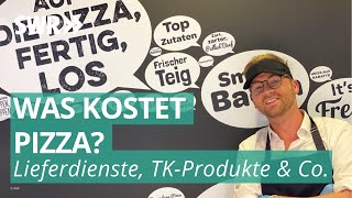 Steinofenpizza Lieferdienst Tiefkühlprodukt Was kostet Pizza  Was kostet SWR [upl. by Airretnahs40]