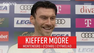 Kieffer Moore  Montenegro 12 Cymru  Nations League [upl. by Oirelav332]