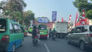 Driving Around Bogor City  Baranangsiang to Tugu Kujang via Bogor Palace  Bogor Botanical Garden [upl. by Swain676]