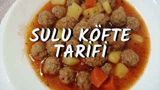 ÇOK KOLAY ve DAĞILMAYAN  PATATESLİ HAVUÇLU SULU KÖFTE TARİFİ [upl. by Cowley]