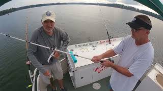 July 282024 Striper fishing lake Oconee [upl. by Yerggoeg]