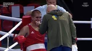 Dmytro Lovchynskyi UKR vs Luka Pratljačić CRO World Olympic Qualifiers 2024 92kg [upl. by Aronson399]