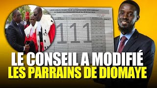 Conseil Constitutionnel Moo Modifier Fiche de Parrainage Bu Bassirou Diomaye Faye [upl. by Alegnasor323]